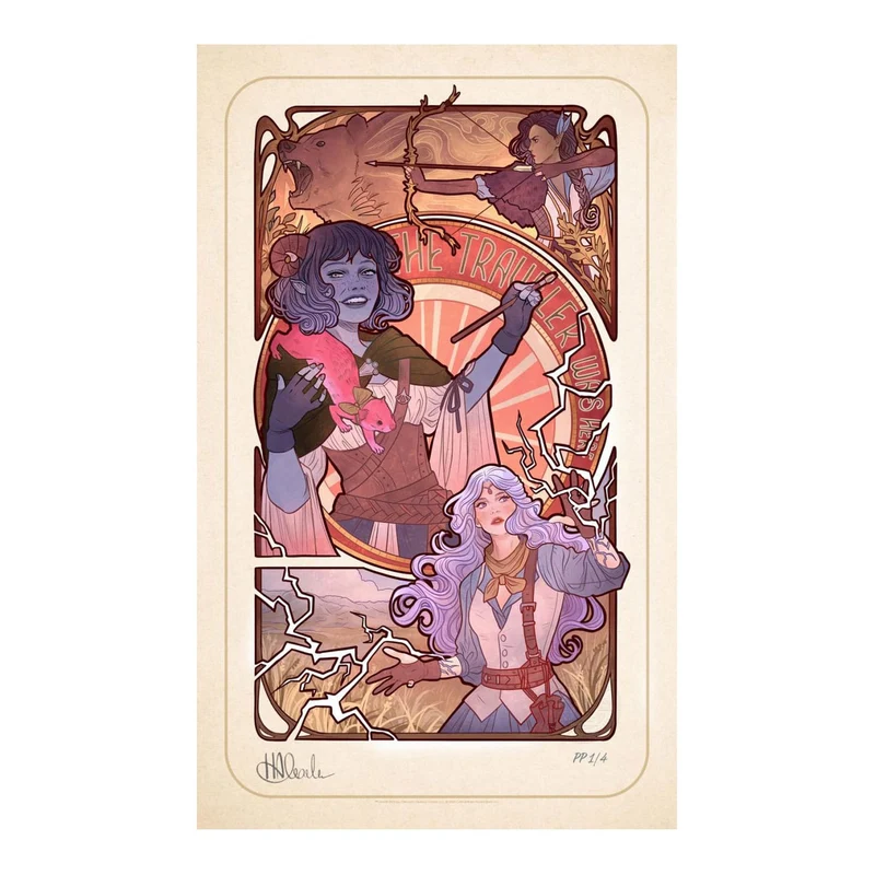 Critical Role Kunstdruck Laura Bailey: 10th Anniversary Art