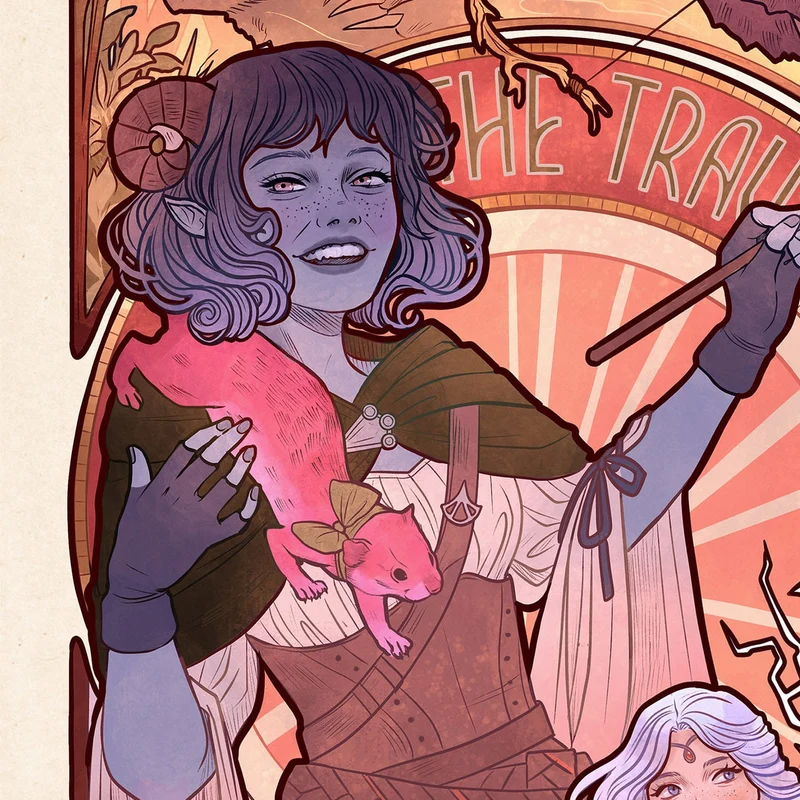 Critical Role Kunstdruck Laura Bailey: 10th Anniversary Art