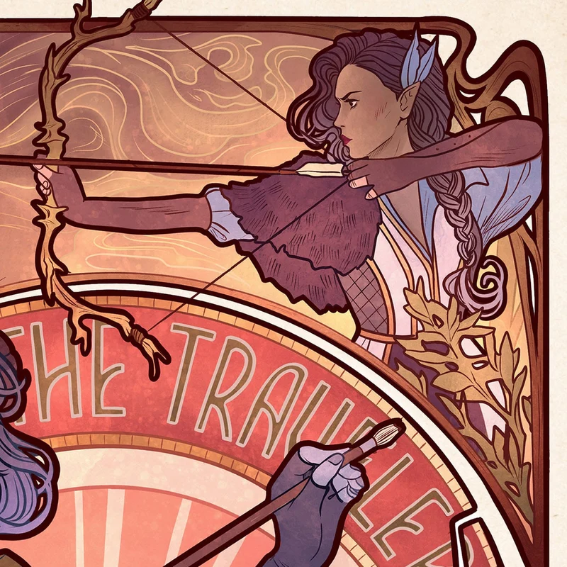 Critical Role Kunstdruck Laura Bailey: 10th Anniversary Art