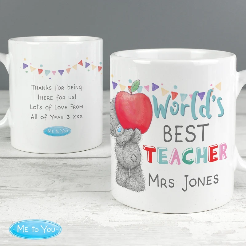 Personalised Me To You World's Best Teacher Mug