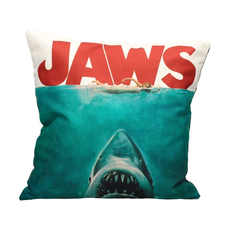 Jaws Kissen Poster Collage 45 cm