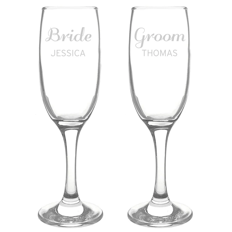 Personalised Classic Pair Of Flutes