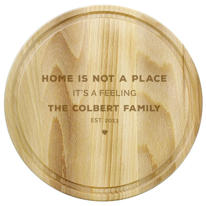 Personalised Round Chopping Board