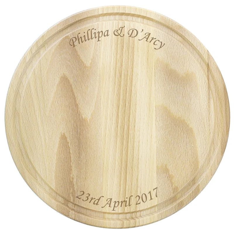 Personalised Round Chopping Board