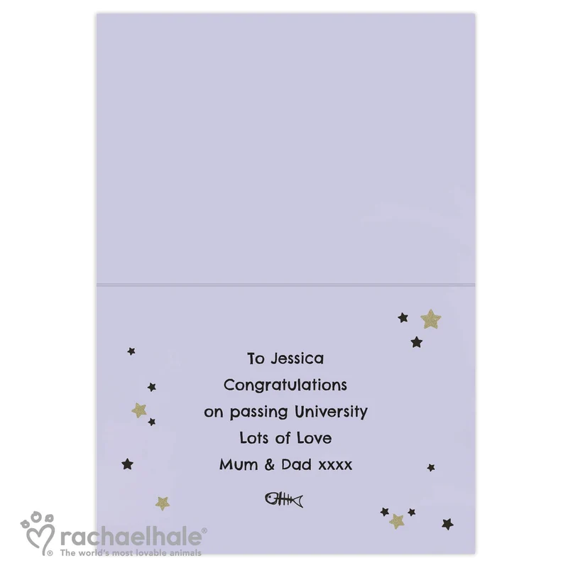 Personalised Rachael Hale Youre The Cats Whiskers Card