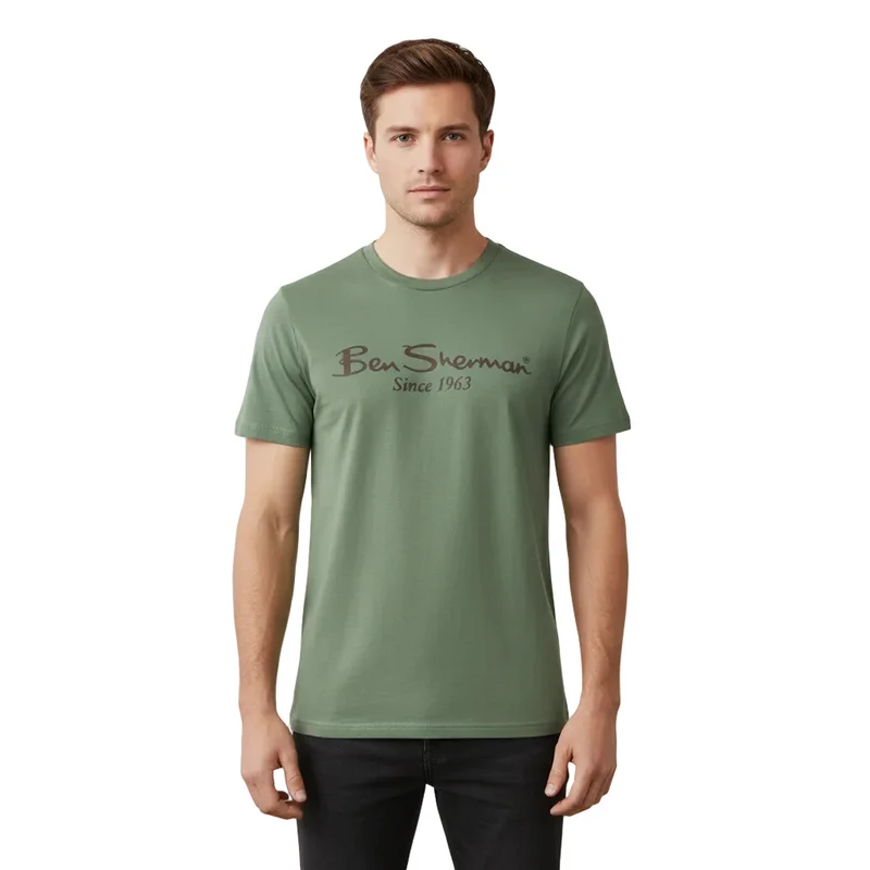 Ben Sherman T-Shirt Pale Khaki