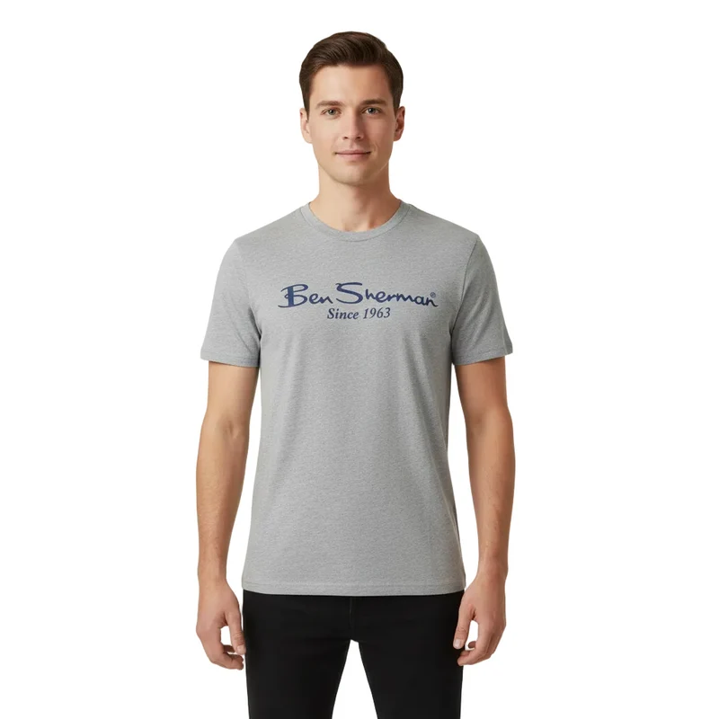 Ben Sherman T-Shirt Grey Marl