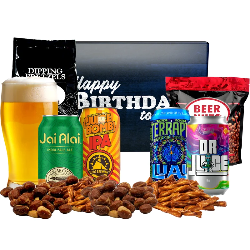 Birthday Beer Basket