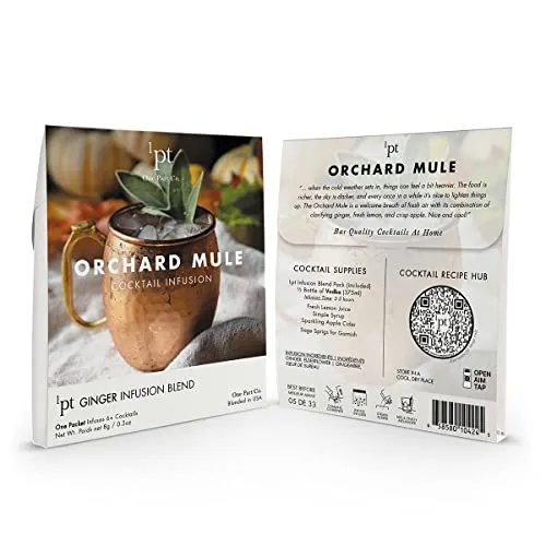 Advanced Mixology Moscow Mule Cocktail Infusion (2 pk) | Alcohol Infusion Kit for Island Moscow Mule and Orchard Moscow Mule | Alcohol Gifts for him