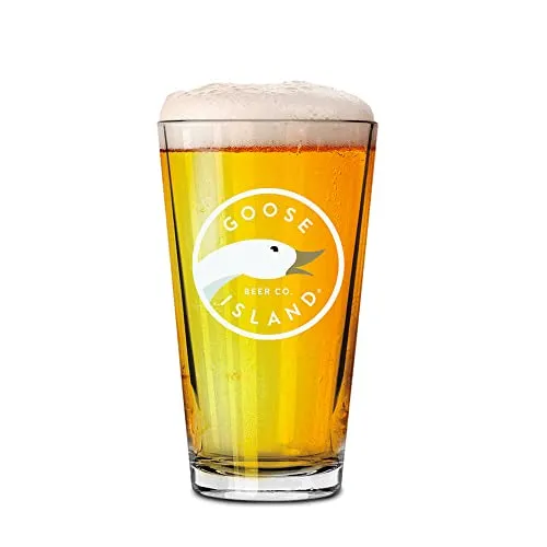 Goose Island Nucleated Pint Glass