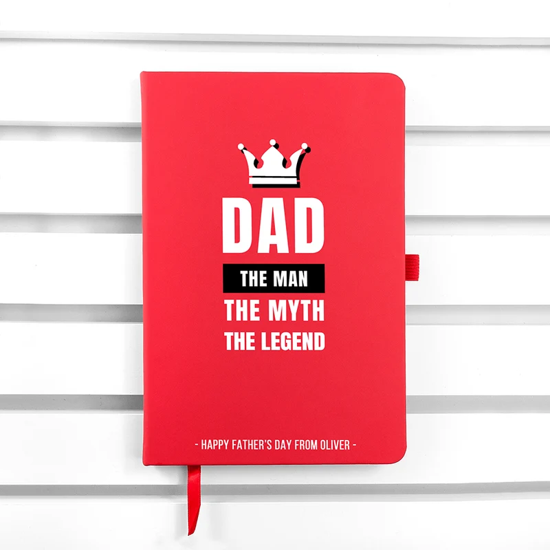 Personalised Personalised Dad The Legend A5 Notebook