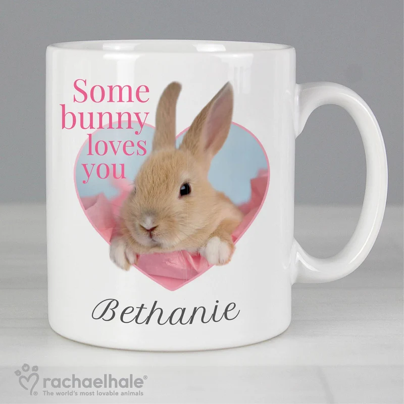 Personalised Rachael Hale 'some Bunny' Mug