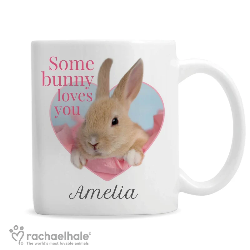 Personalised Rachael Hale 'some Bunny' Mug