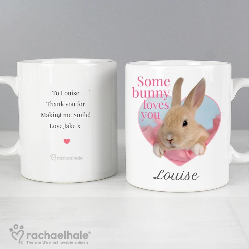 Personalised Rachael Hale 'some Bunny' Mug