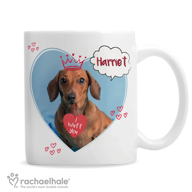 Personalised Rachael Hale 'I Wuff You' Mug