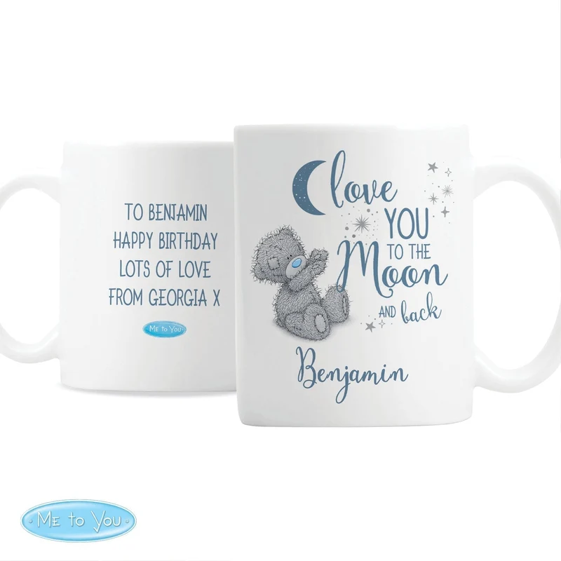 Personalised Me To You 'Love You To The Moon And Back' Mug