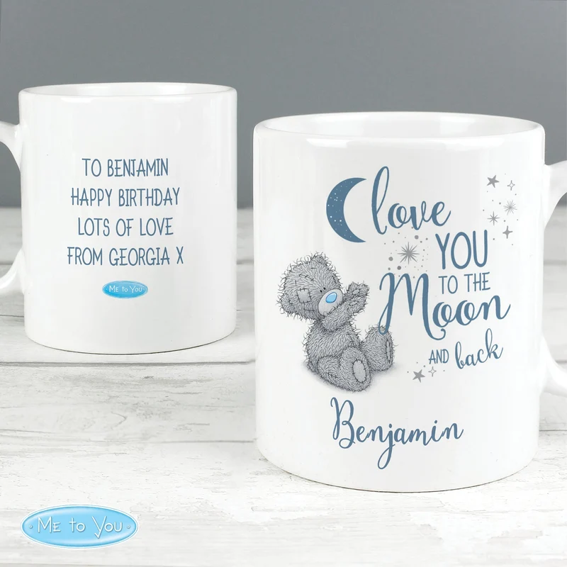 Personalised Me To You 'Love You To The Moon And Back' Mug