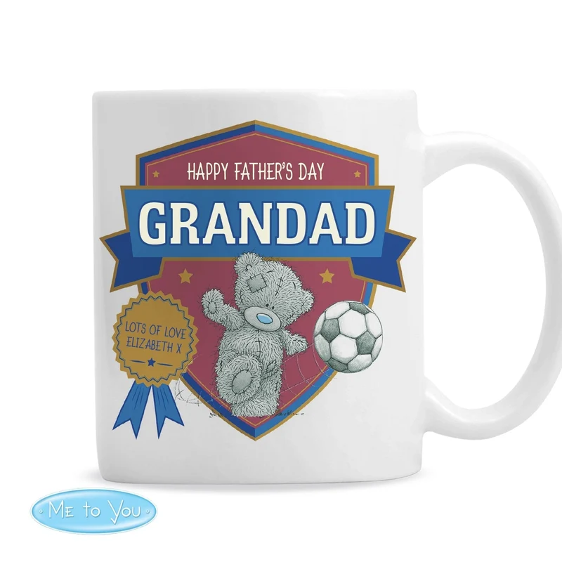 Personalised Me To You Football Mug