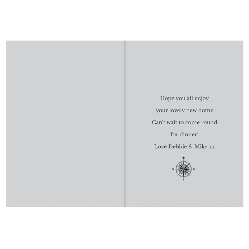 Personalised 1805 - 1874 Old Series Map Compass Card