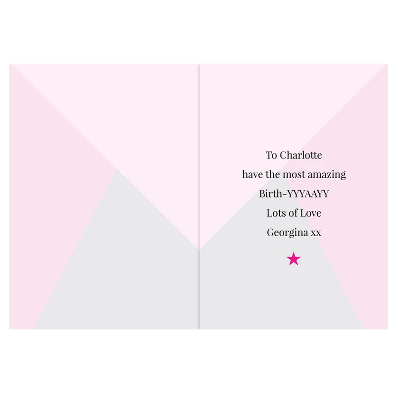 Personalised #Bestie Card