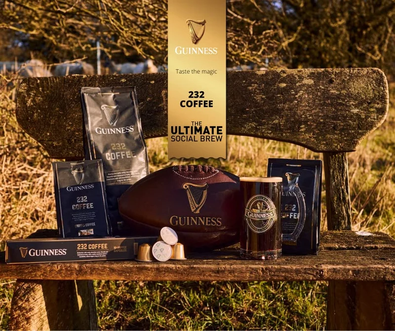 Exclusive, Limited Edition Guinness Coffee '232' Brew by Tiki Tonga Coffee Roasters. Roasted in The United Kingdom (Whole Coffee Beans)