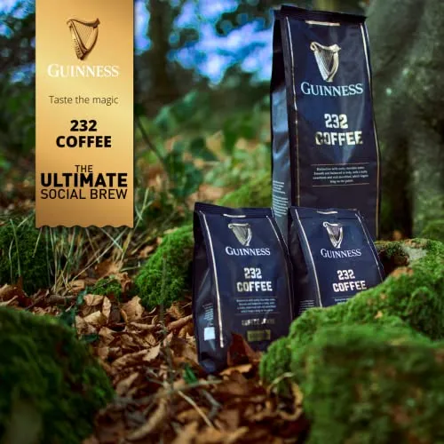 Exclusive, Limited Edition Guinness Coffee '232' Brew by Tiki Tonga Coffee Roasters. Roasted in The United Kingdom (Whole Coffee Beans)