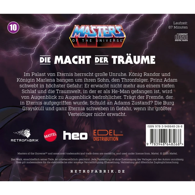 Masters of the Universe Hörspiel-CD Folge 10: Die Macht der