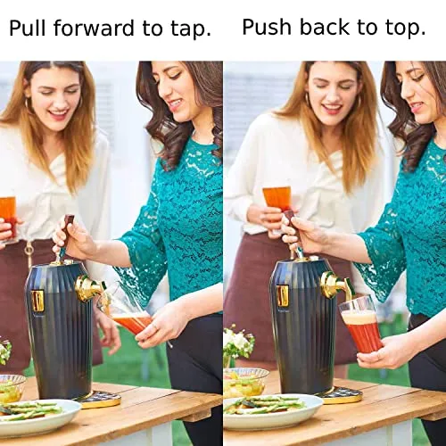COCKTAIL BEER & FINE FOAM DISPENSER : Enjoy All Kinds of Beer Cocktail with your favorite juice & ultra fine foam anytime, anywhere. Awesome gifts for beer lovers.