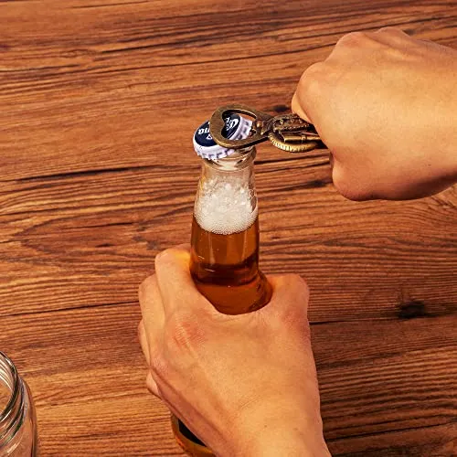 Beer Gifts for Men, Unique Valentines Day Gifts for Him Boyfriend Husband. Crincy Motorcycle Beer Bottle Opener. Men's Gift Birthday Biker Gift Father's Day Gift for Dad Grandpa.