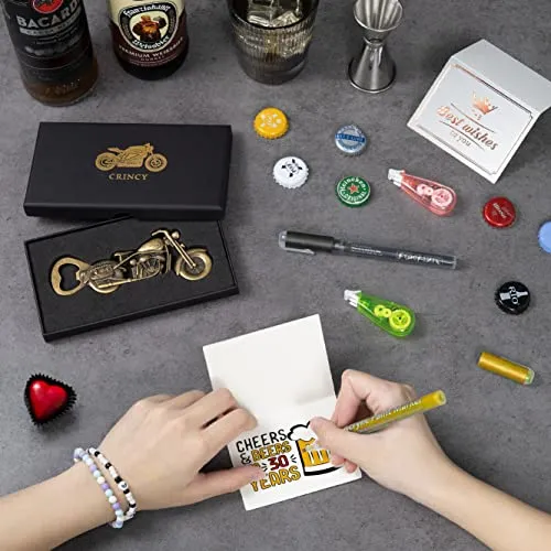 Beer Gifts for Men, Unique Valentines Day Gifts for Him Boyfriend Husband. Crincy Motorcycle Beer Bottle Opener. Men's Gift Birthday Biker Gift Father's Day Gift for Dad Grandpa.
