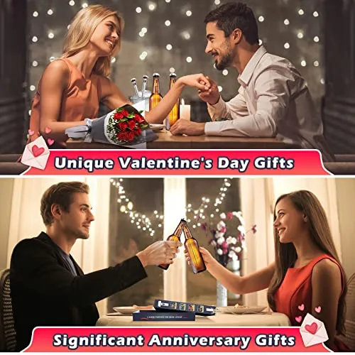 Valentines Day Gifts for Him, Beer Chiller Sticks for Bottles, Gifts for Men Husband Dad, Anniversary Birthday Gifts Ideas, Beer Gifts for Boyfriend, Stainless Steel Cooling Chillers, Beer Accessories