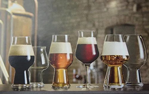 Luigi Bormioli Birrateque Craft Beer Glasses Stout (Set of 2), 20.25 oz