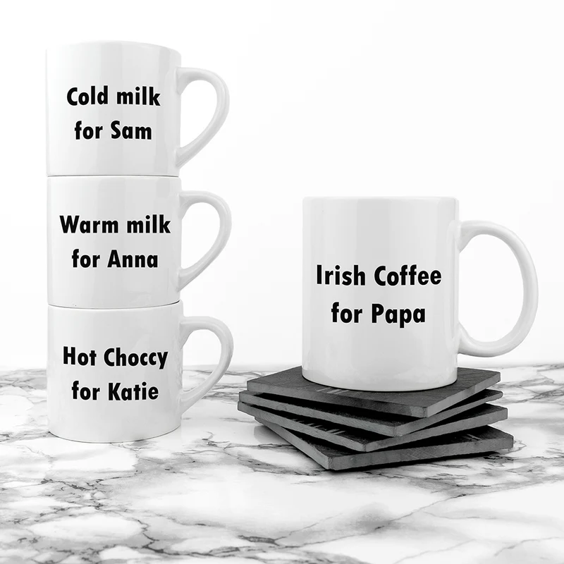Personalised Personalised Daddy & Me Tea Time Mugs