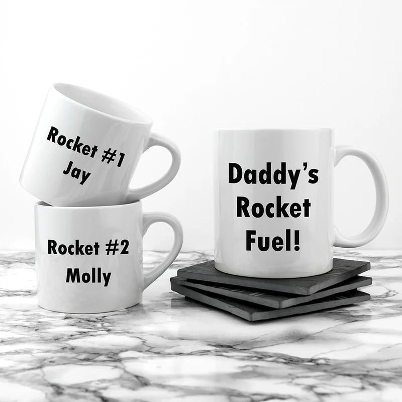 Personalised Personalised Daddy & Me Tea Time Mugs