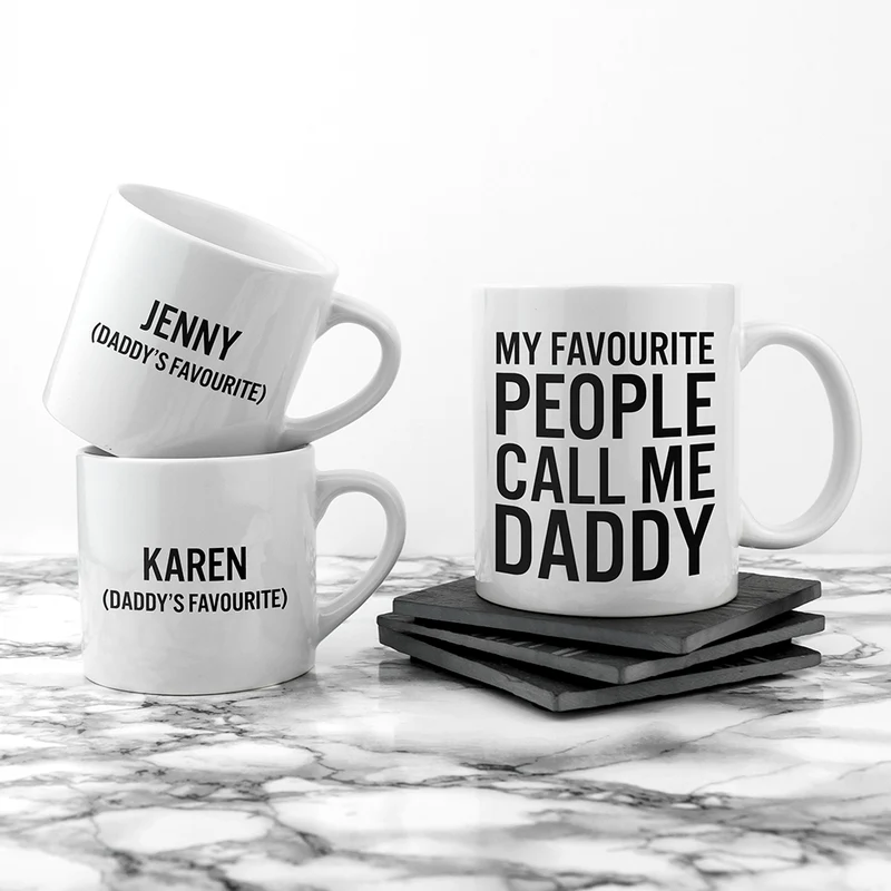 Personalised Personalised Daddy & Me Favourite People Mugs