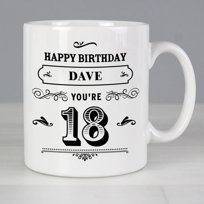 Personalised Birthday Mug