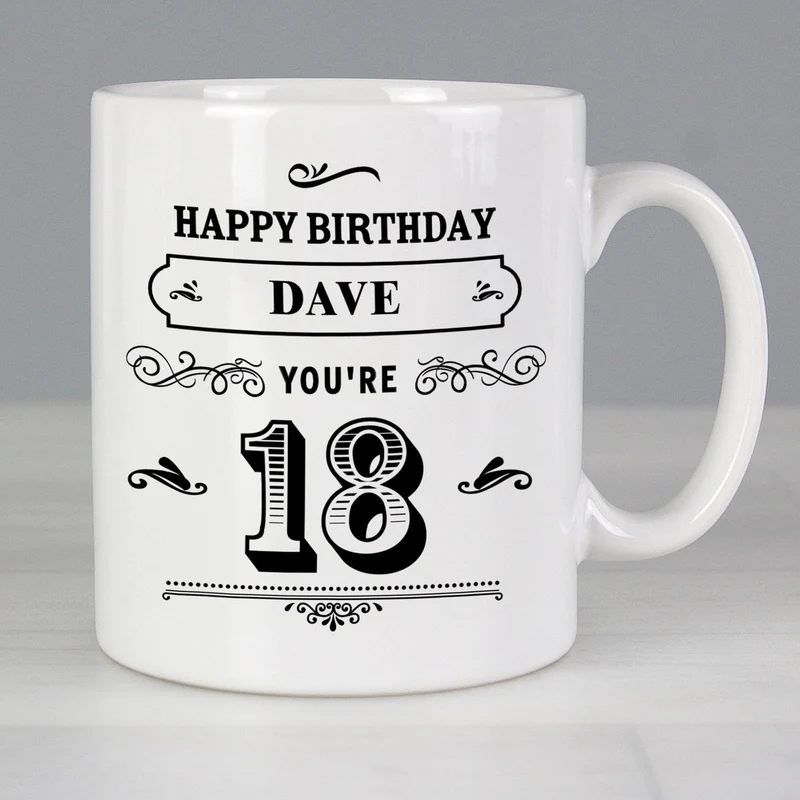Personalised Birthday Mug