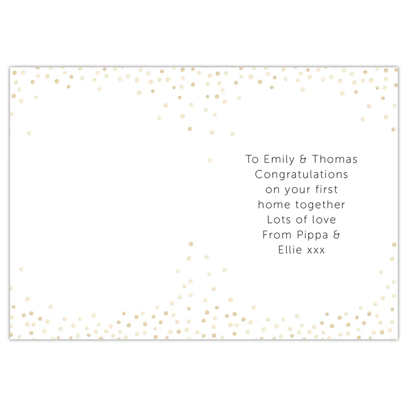 Personalised Congratulations Card