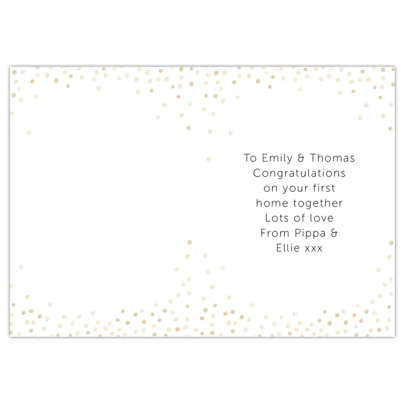 Personalised Congratulations Card