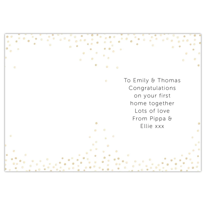 Personalised Congratulations Card