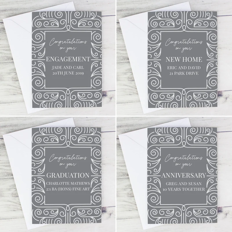 Personalised Congratulations Card