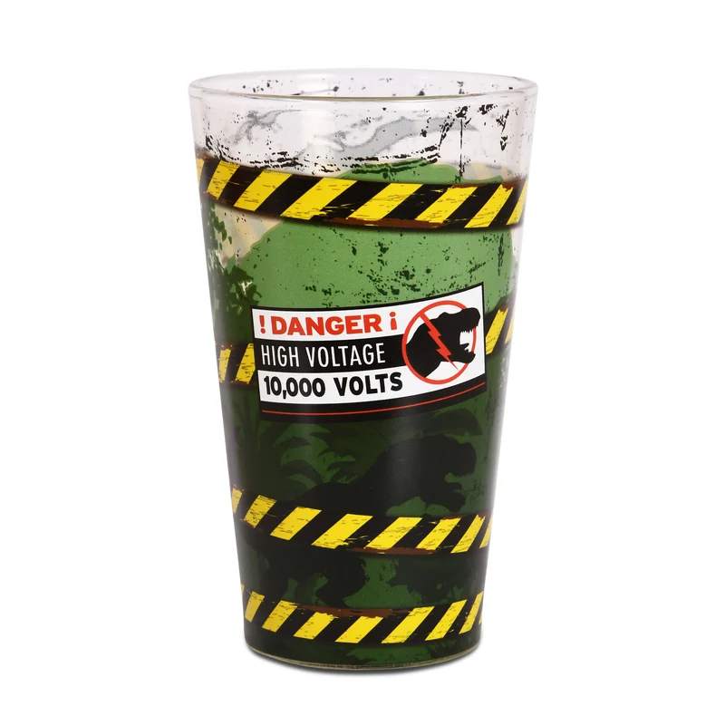 Jurassic Park - Danger High Voltage Glas