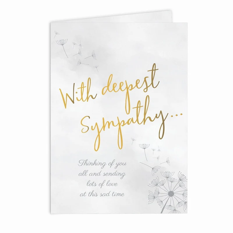 Personalised Deepest Sympathy Card