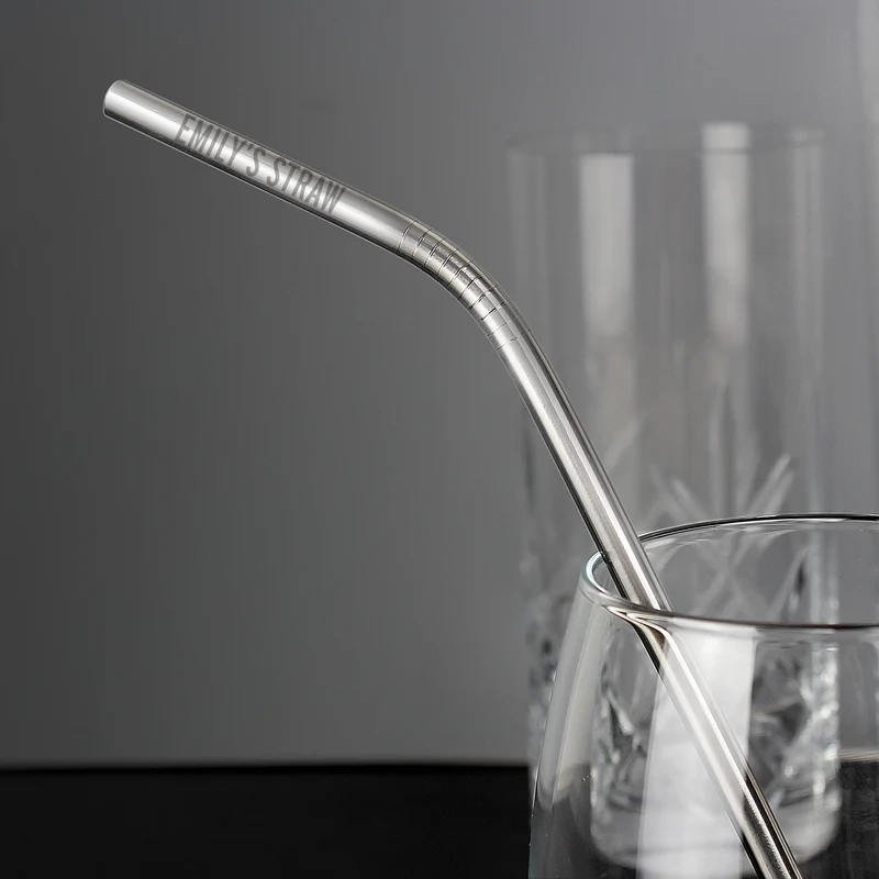 Personalised Reusable Eco Steel Straw