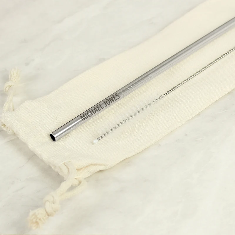 Personalised Reusable Eco Steel Straw