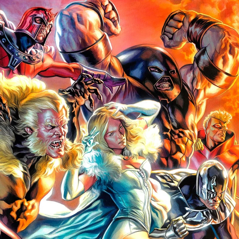 Marvel X-Men Kunstdruck The Brotherhood of Mutants by Felipe Massafera 46 x 66 cm - ungerahmt
