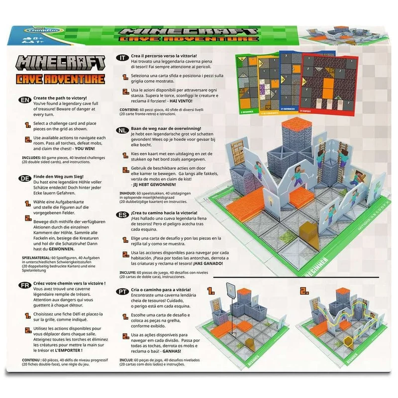 Minecraft Cave Adventure Logikspiel