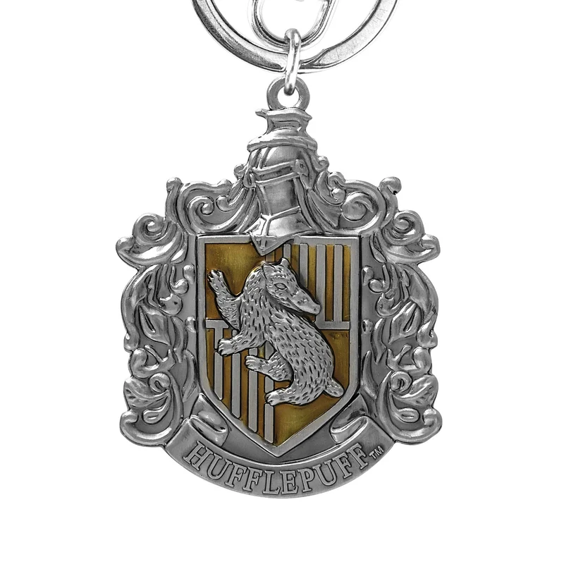 Harry Potter Zinn-Schlüsselanhänger Hufflepuff Crest