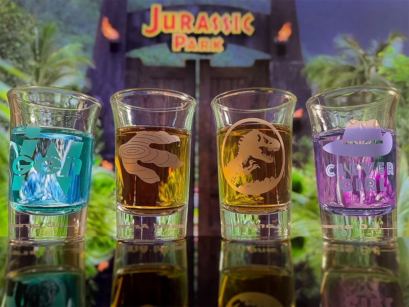 Jurassic Park Shots Gläserset
