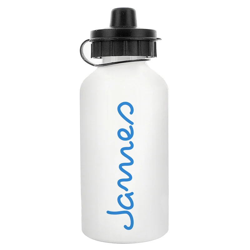 Personalised Blue Name Island Drinks Bottle